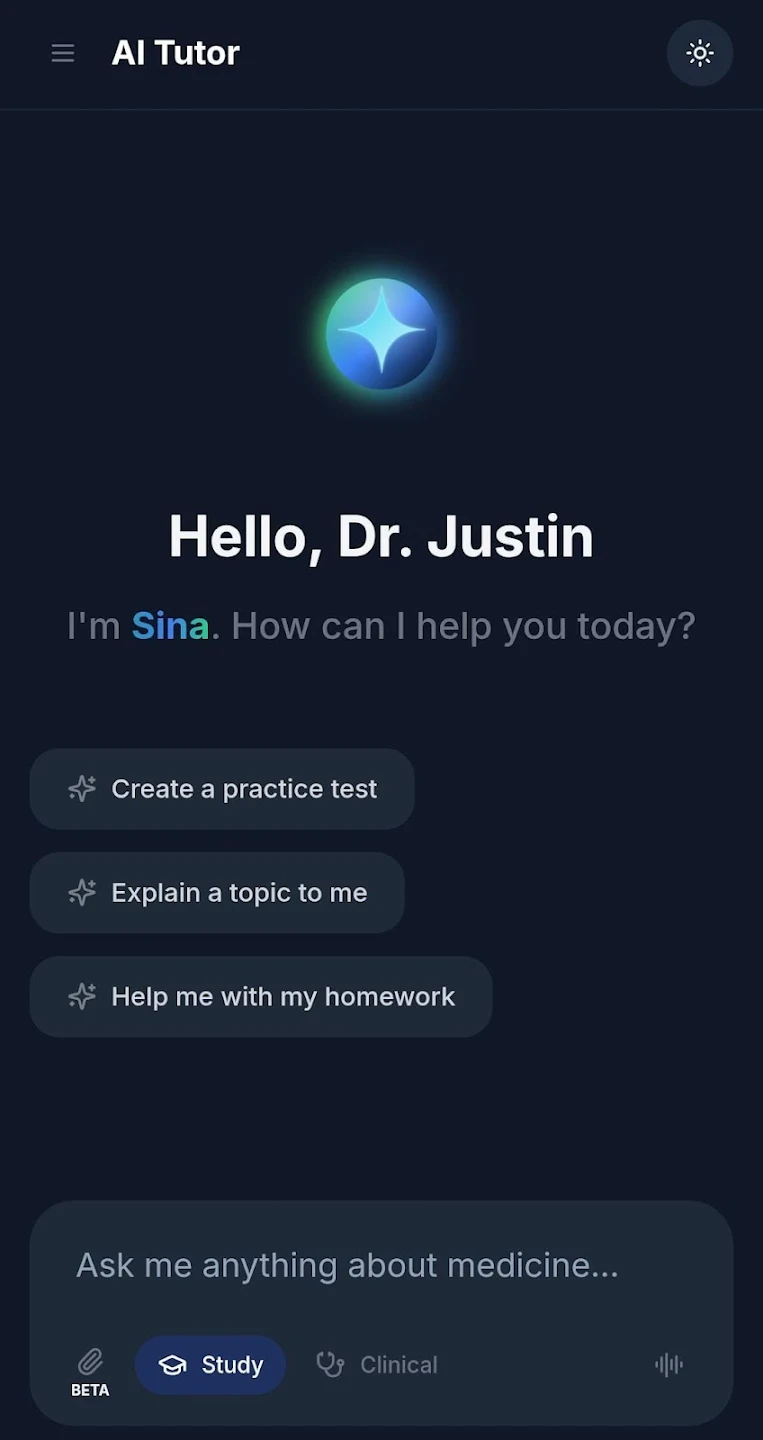 Start interactive medical debates and master topics together.